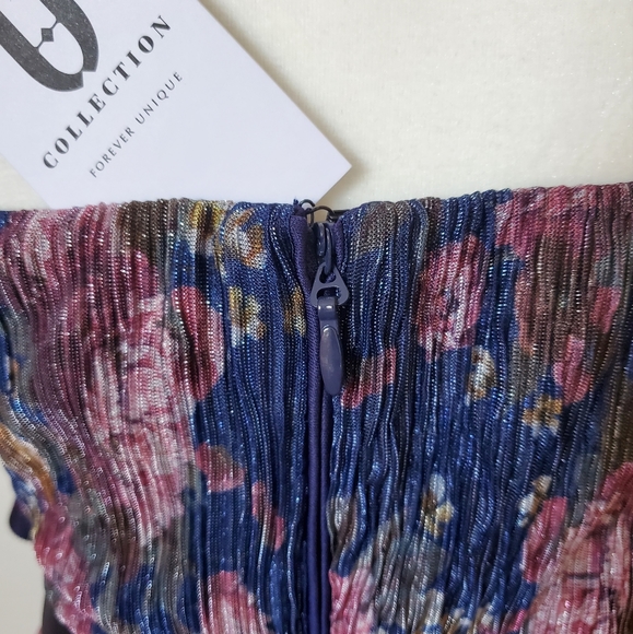 Forever Unique Glistening to Floral Dreams Midi Dress - Picture 6 of 13